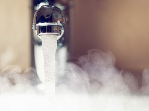 hot water faucet